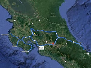 Costa Rica map