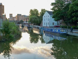 Chester canal in the early morning