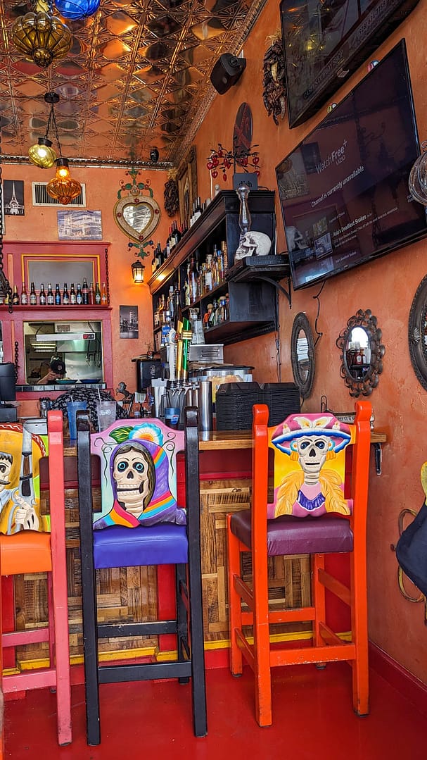 Mexican restaurant decor