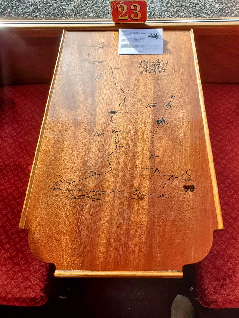 map on train table