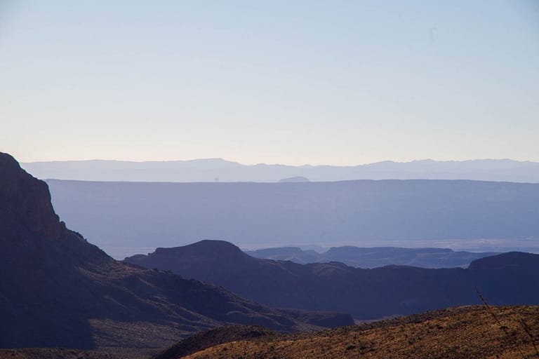 distant mountains