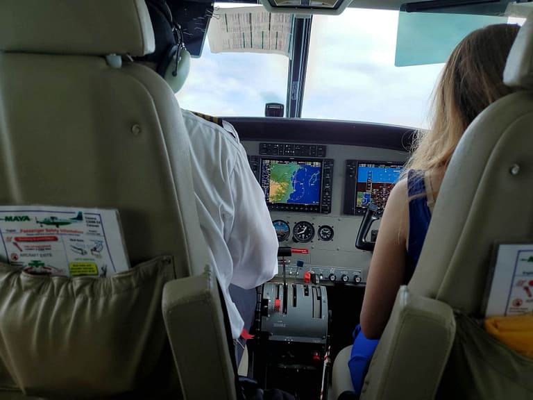 Plane cockpit