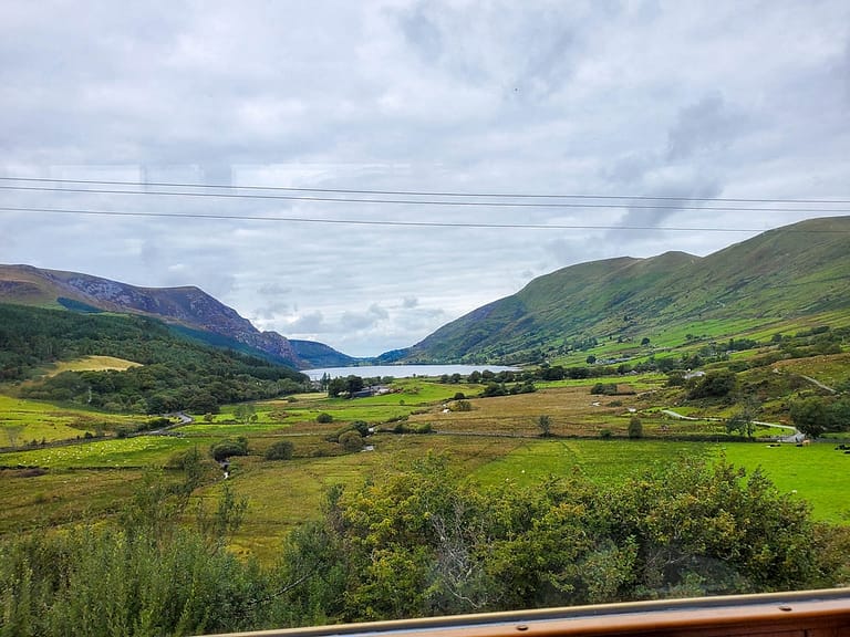 view from train