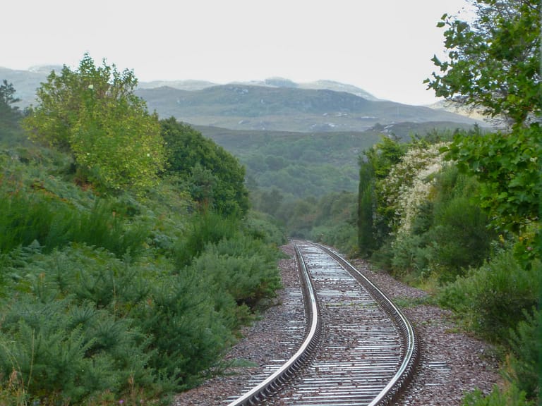 Highland train tracks