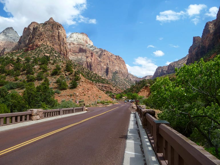 road in Zion