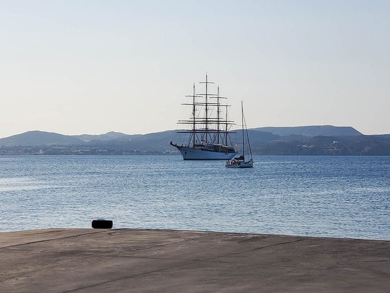 four masted sail boat