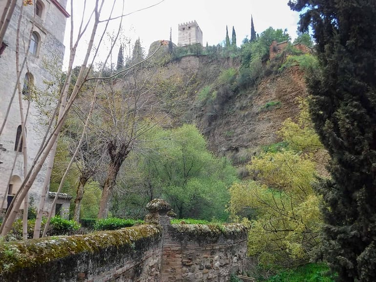 view up to Alhambra