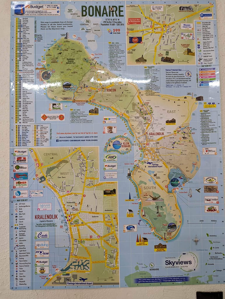 map of Bonaire