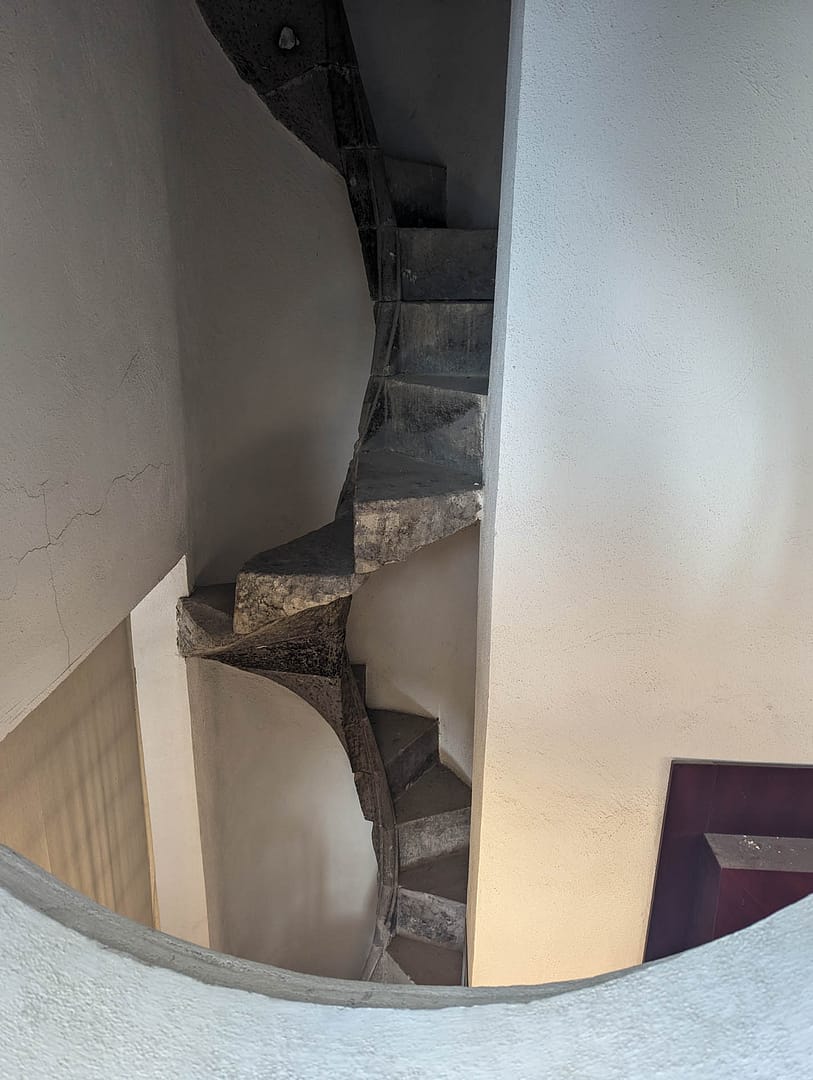stairway at museum