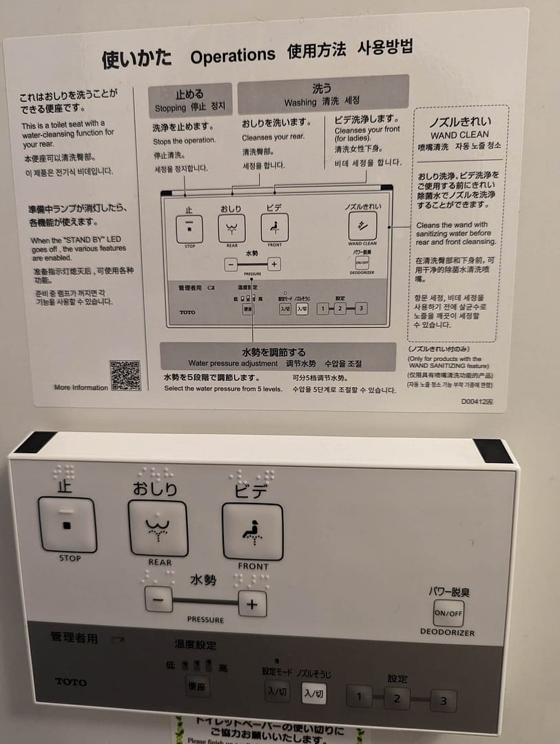 toilet directions