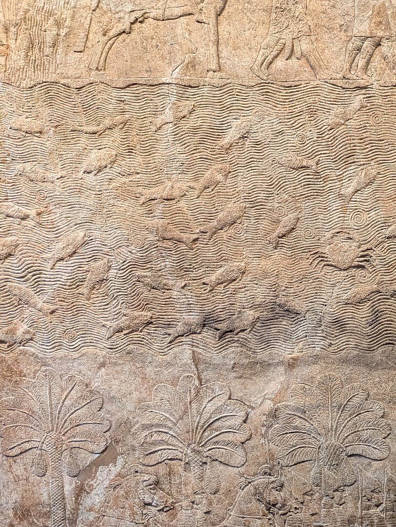 fresco of water texture