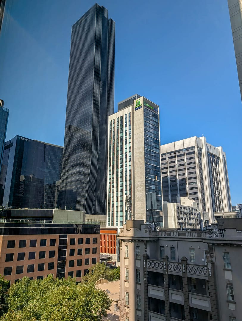 tall buildings at day