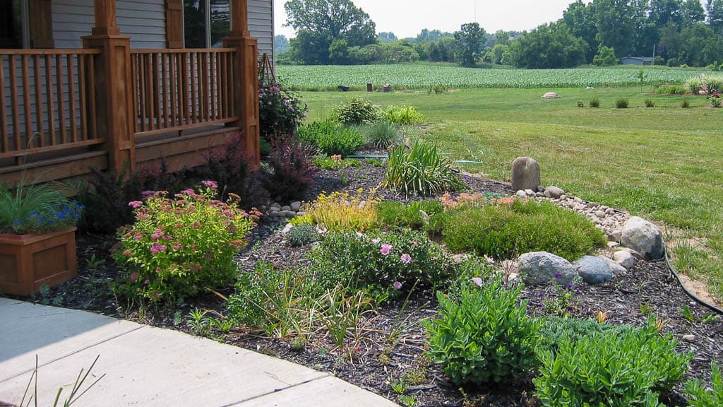 close up on front of porch