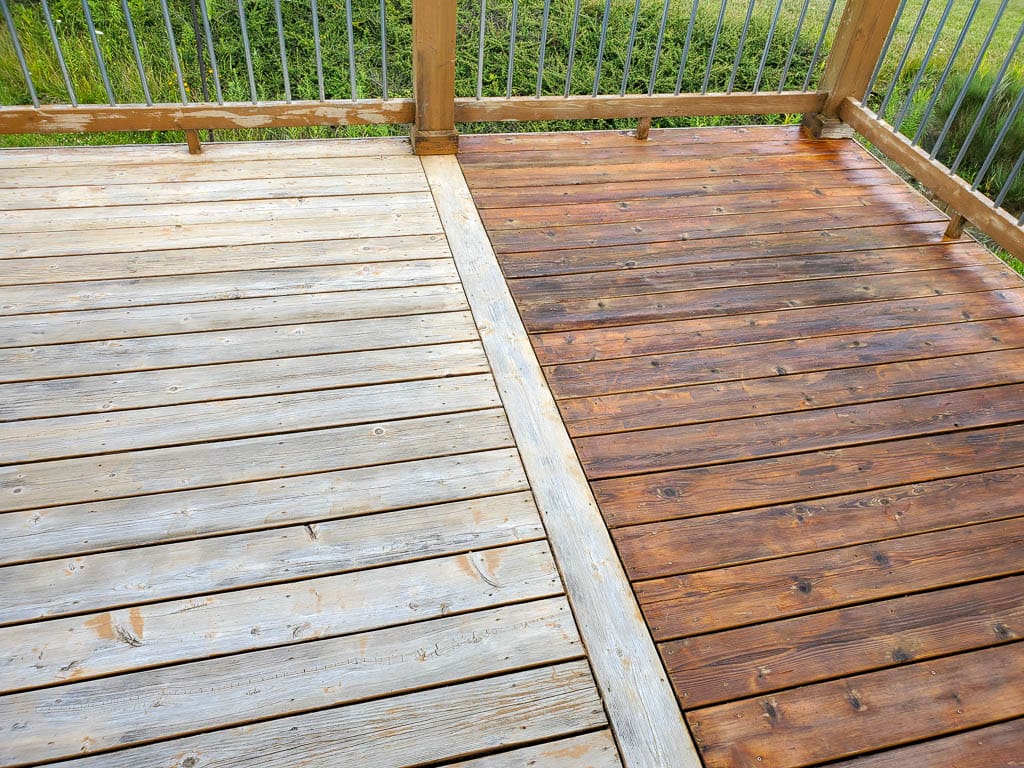 Deck-07 partially finished deck