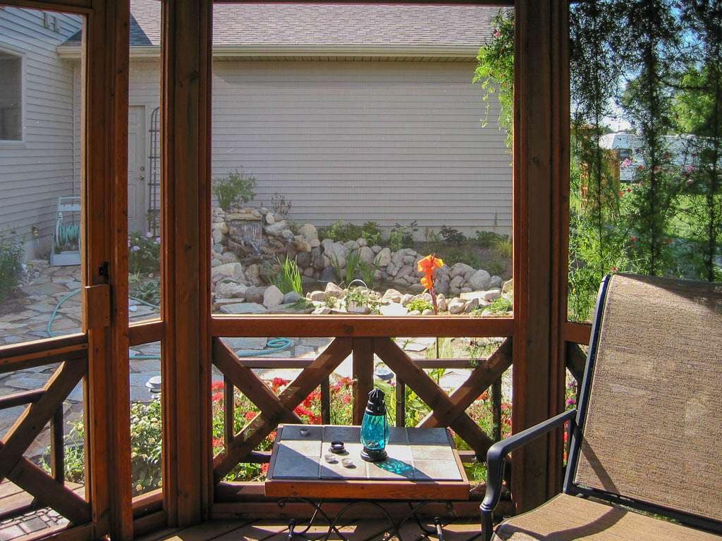 view from gazebo