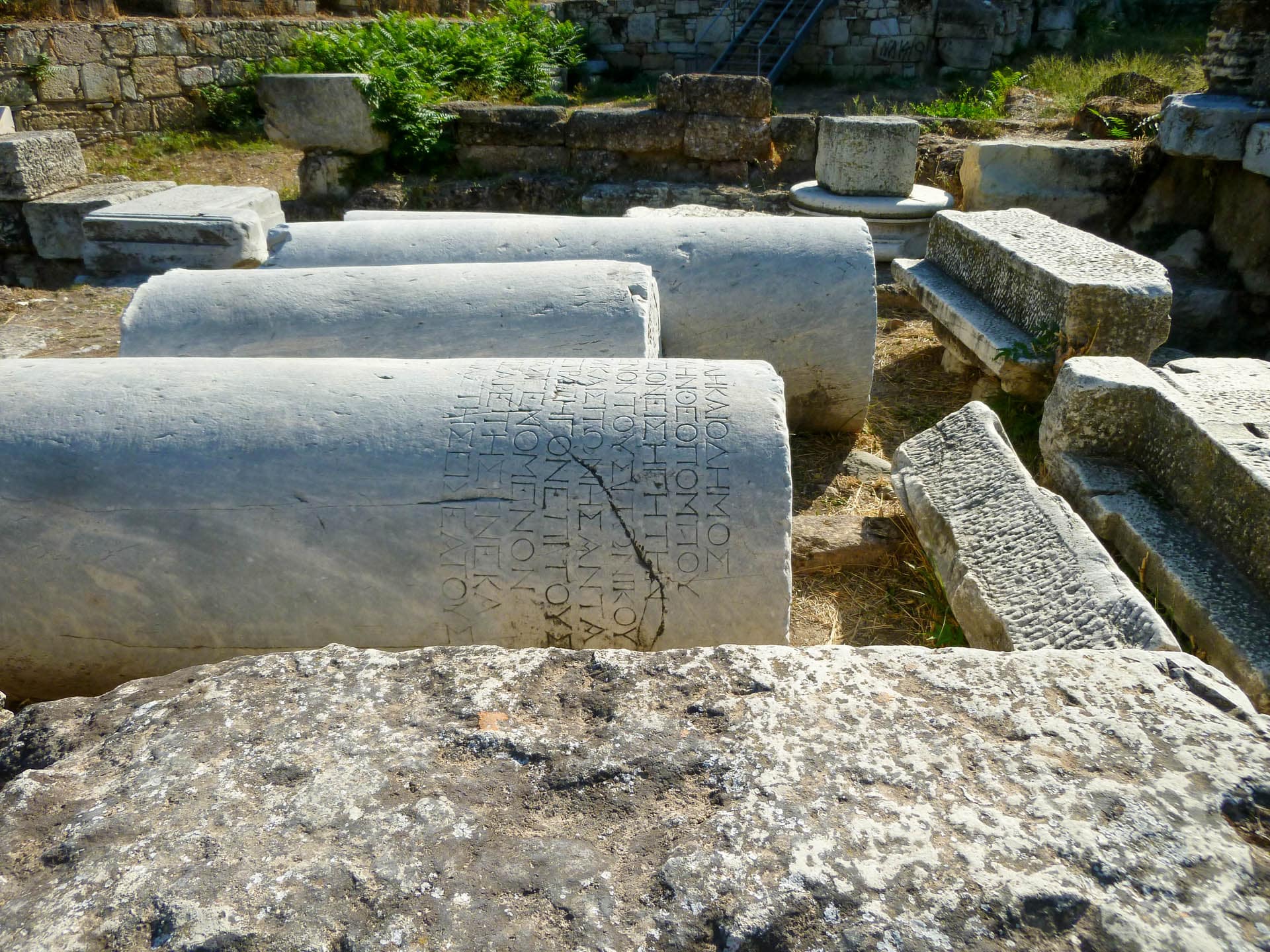 fallen columns