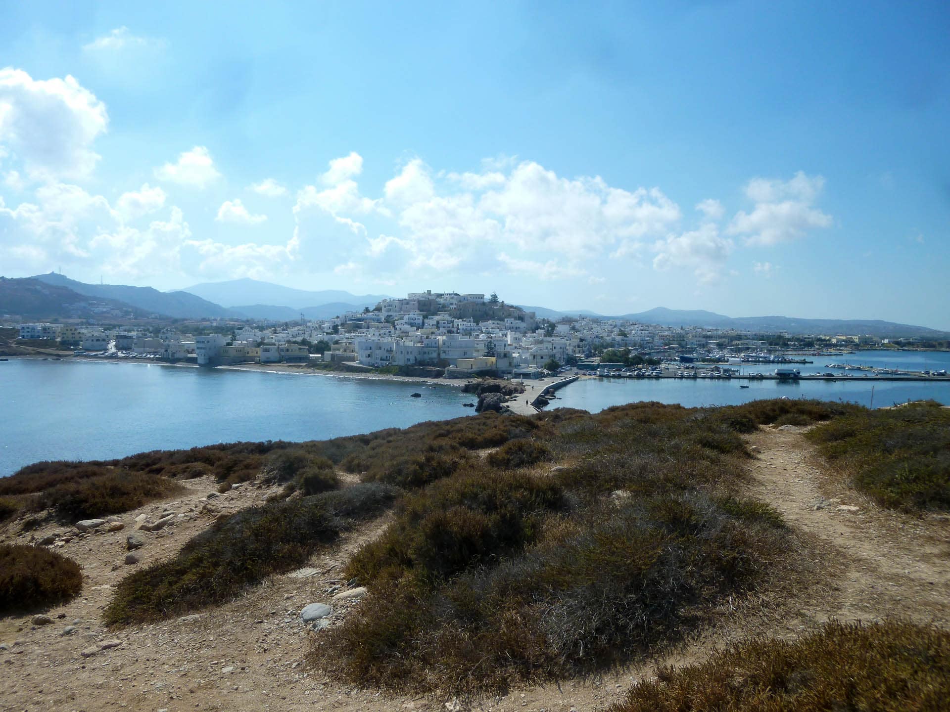 view of town from the temple