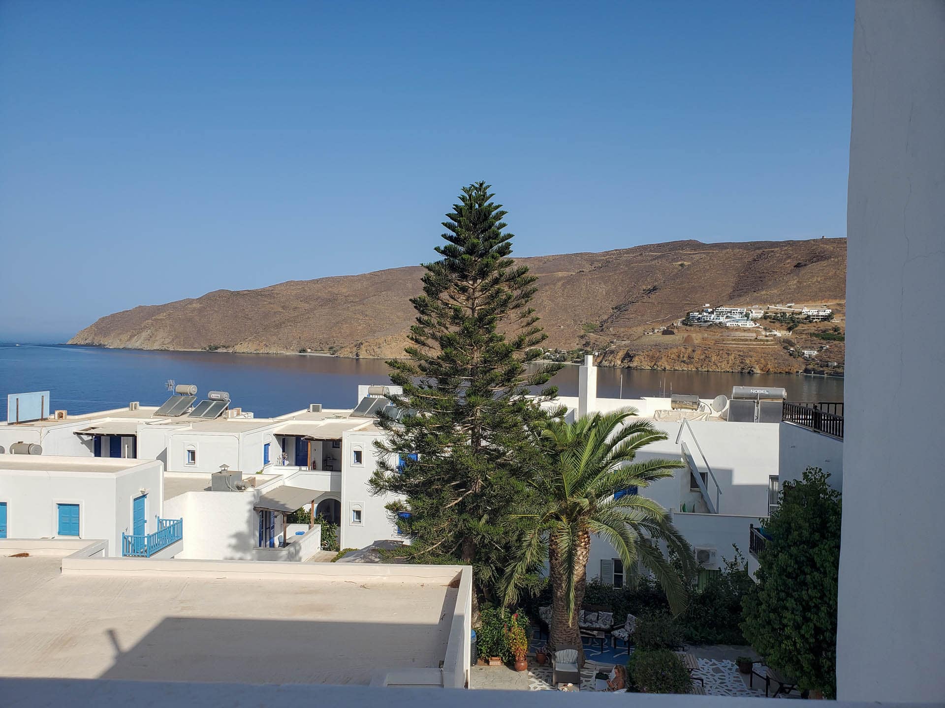 view from our balcony