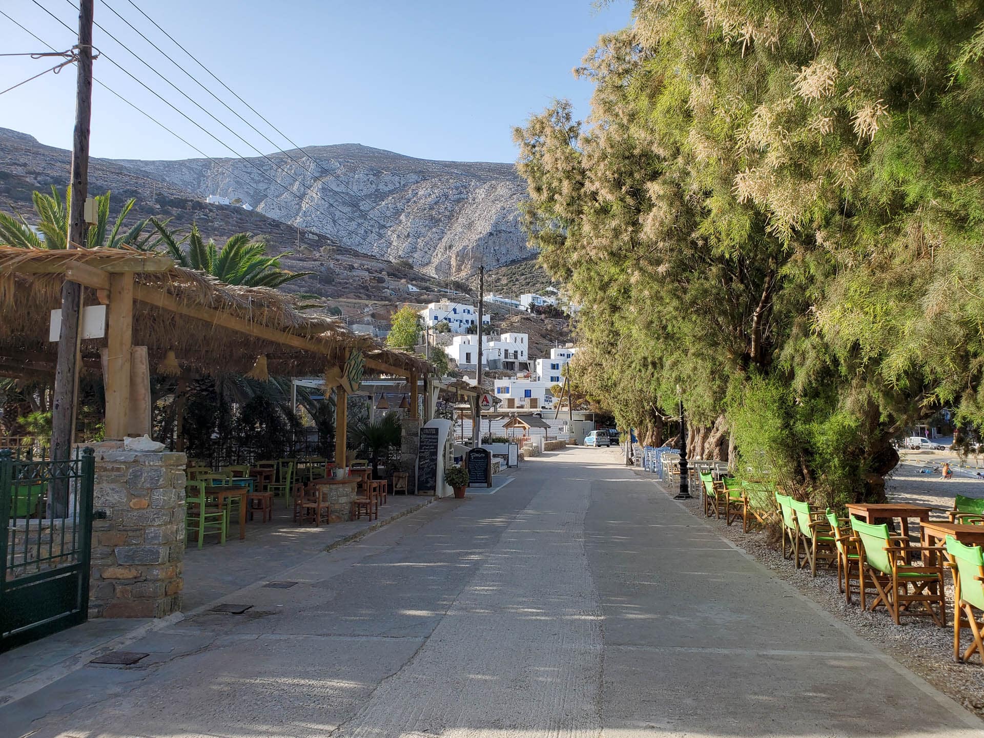 Aegiali beach