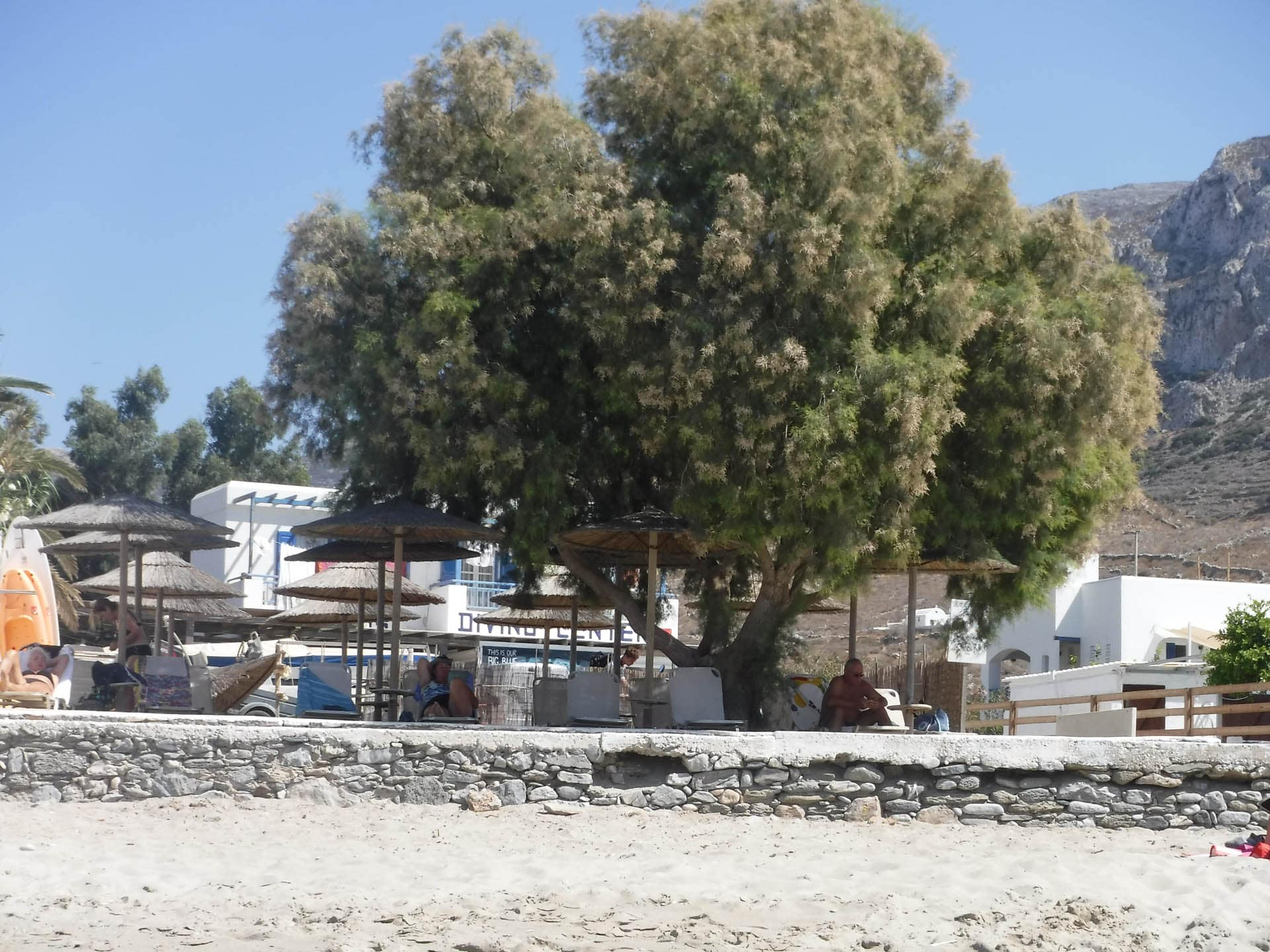 Aegiali beach