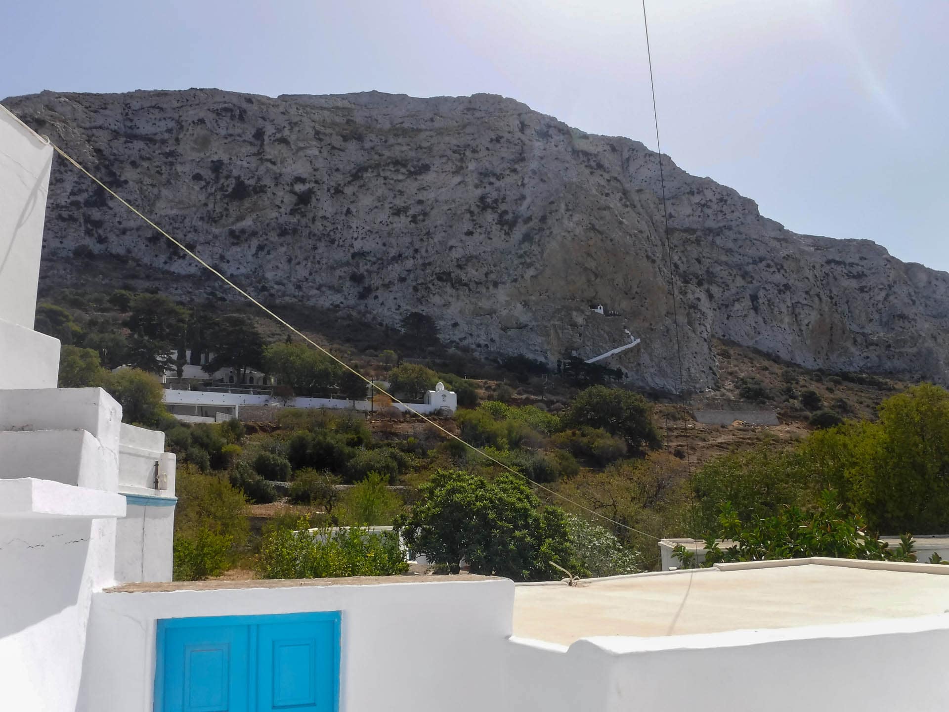 monastery from village