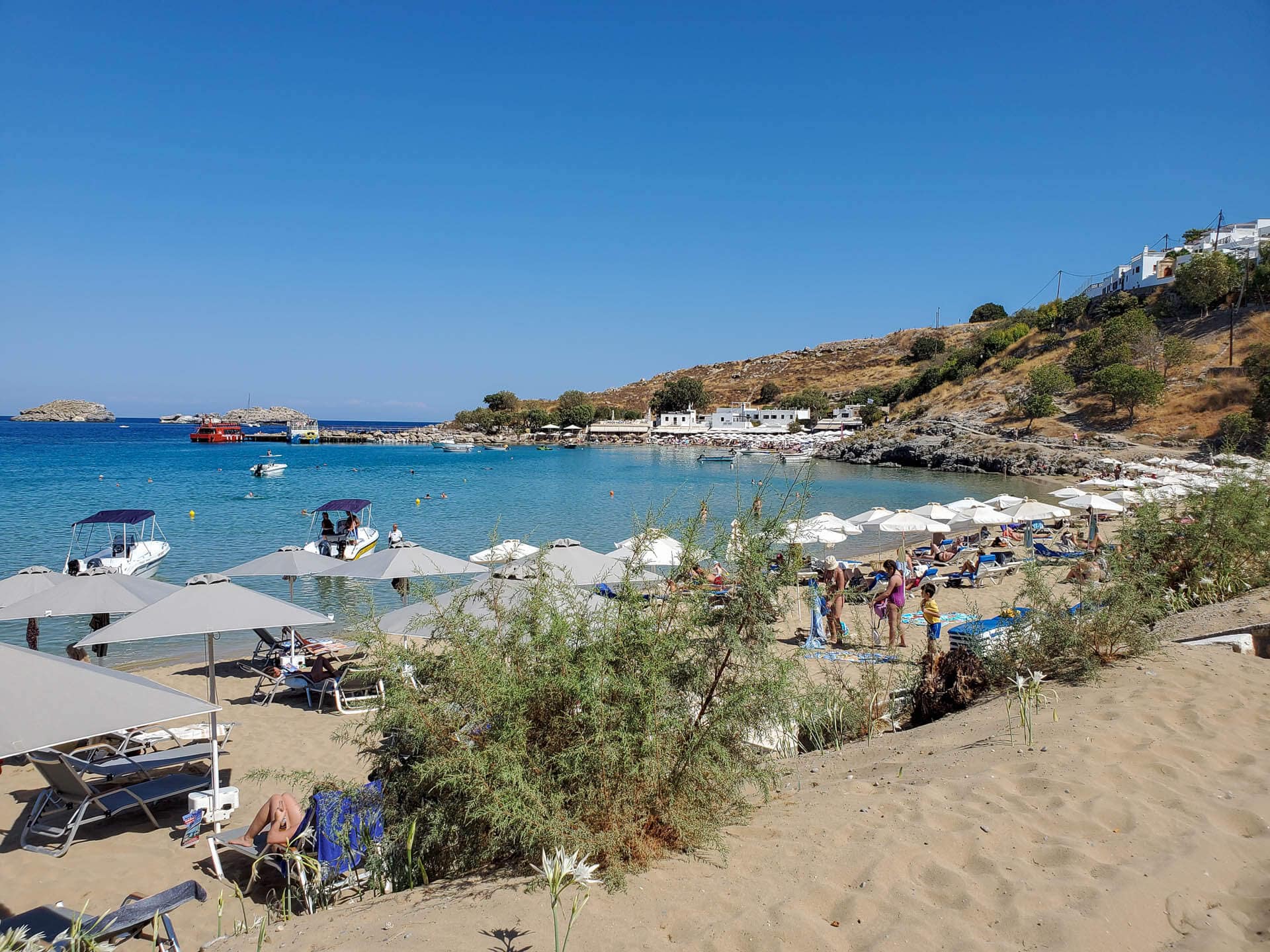 Lindos beach