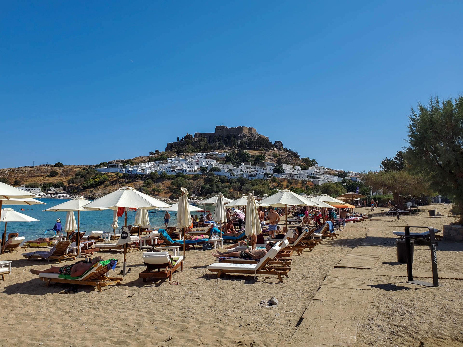 Lindos beach