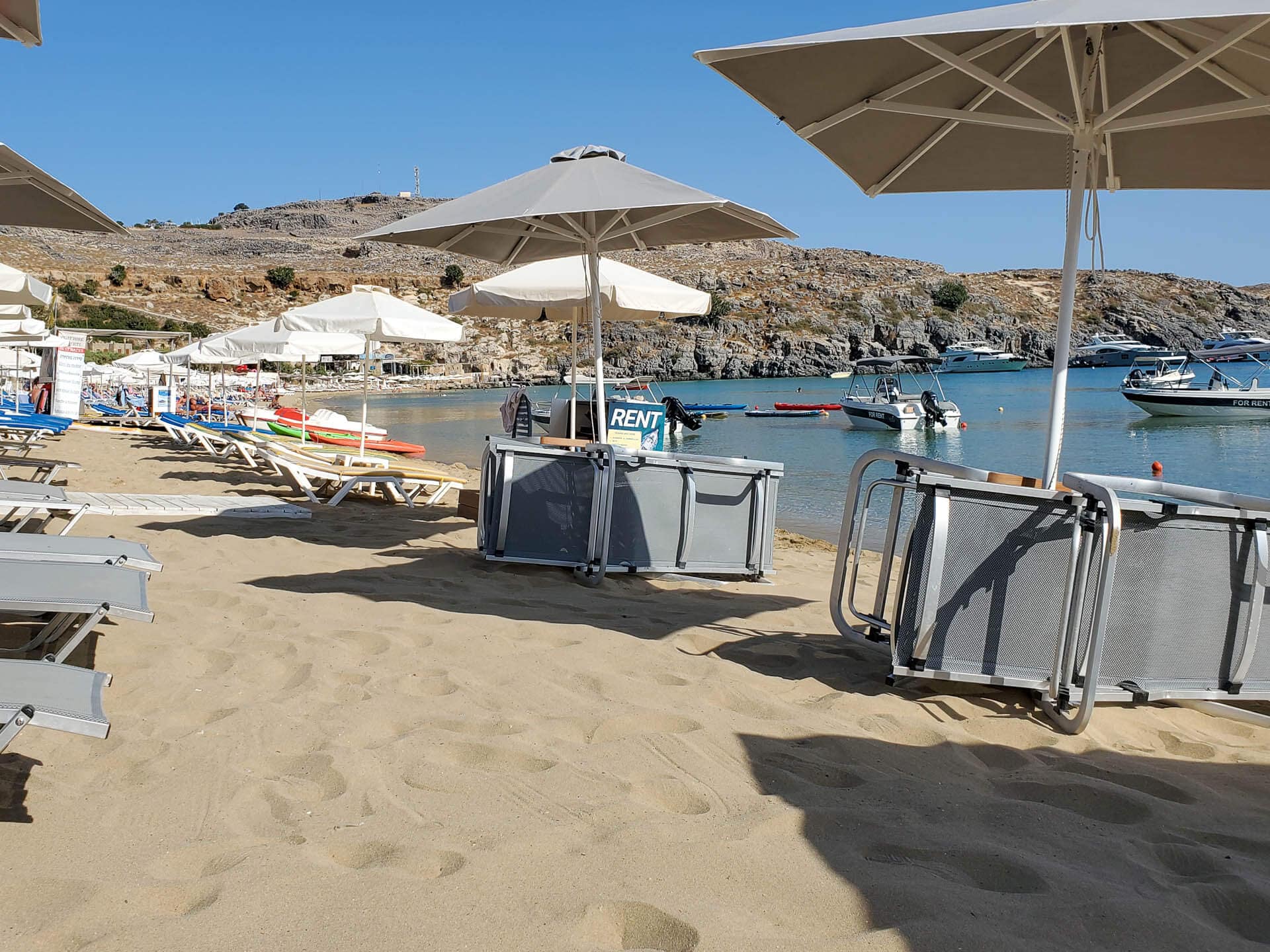 Lindos beach