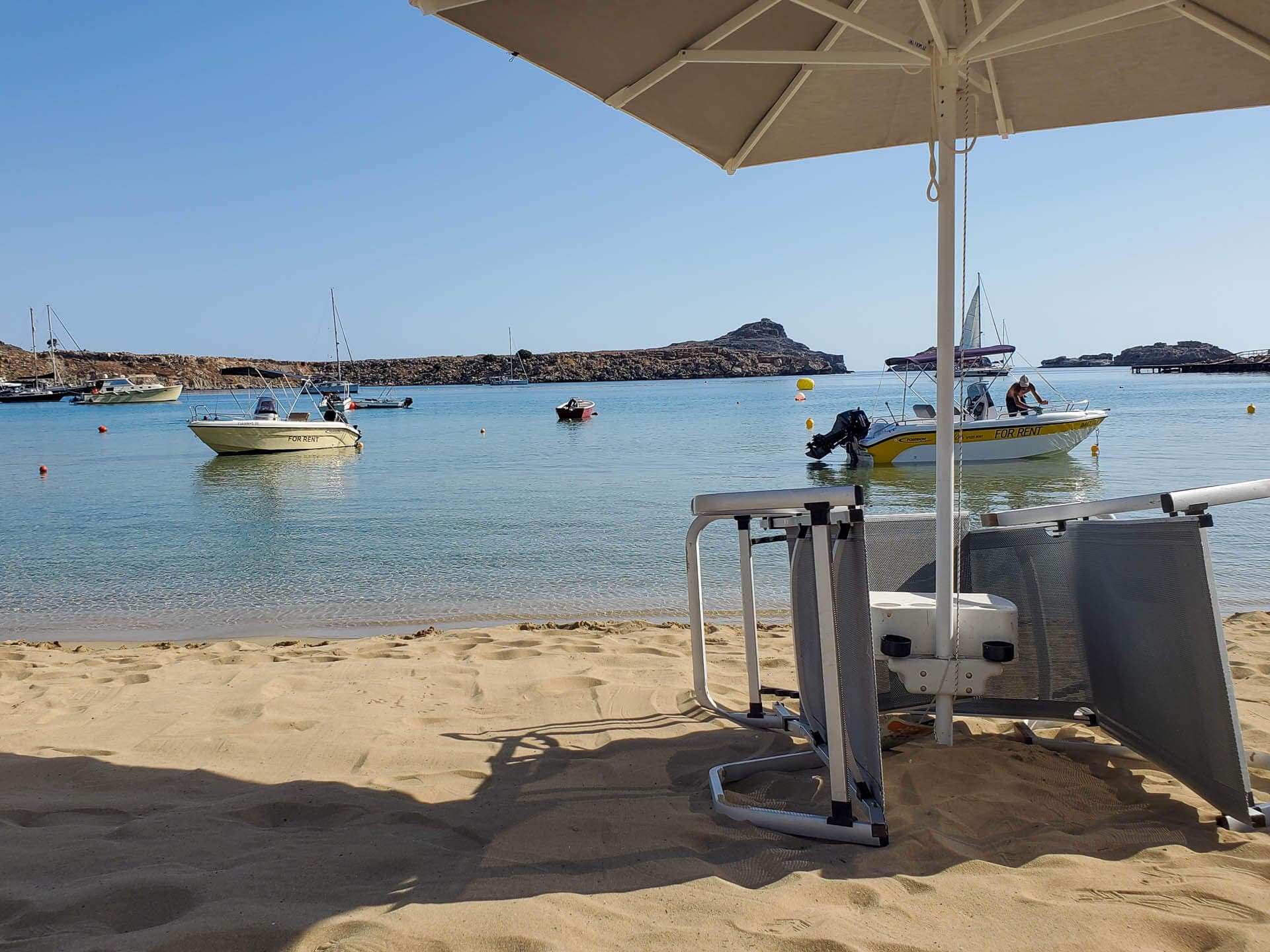 Lindos beach