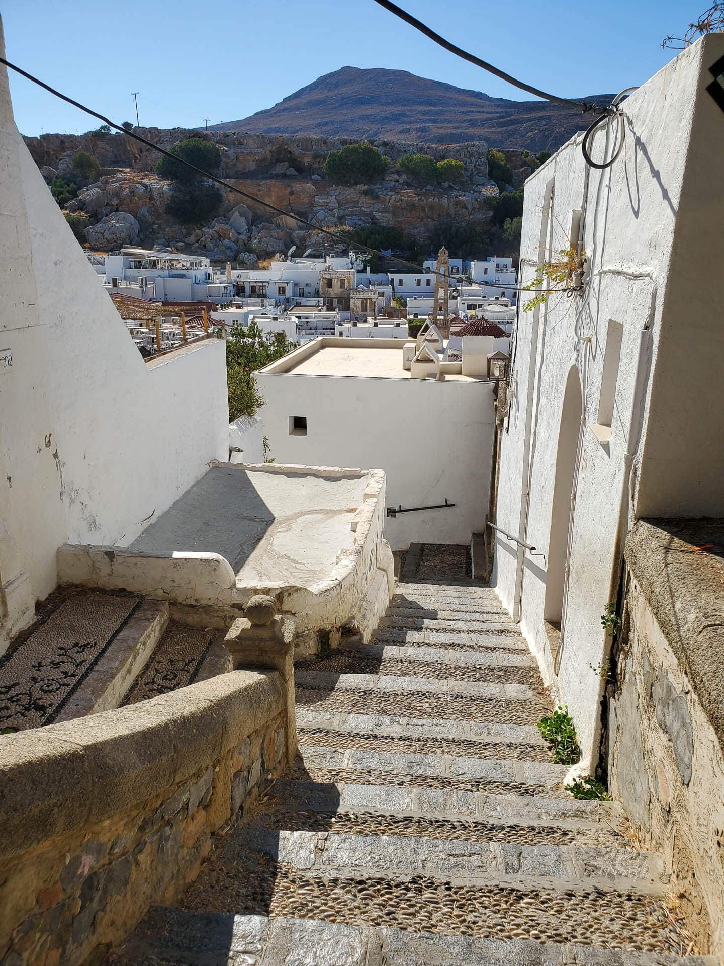 steps in village