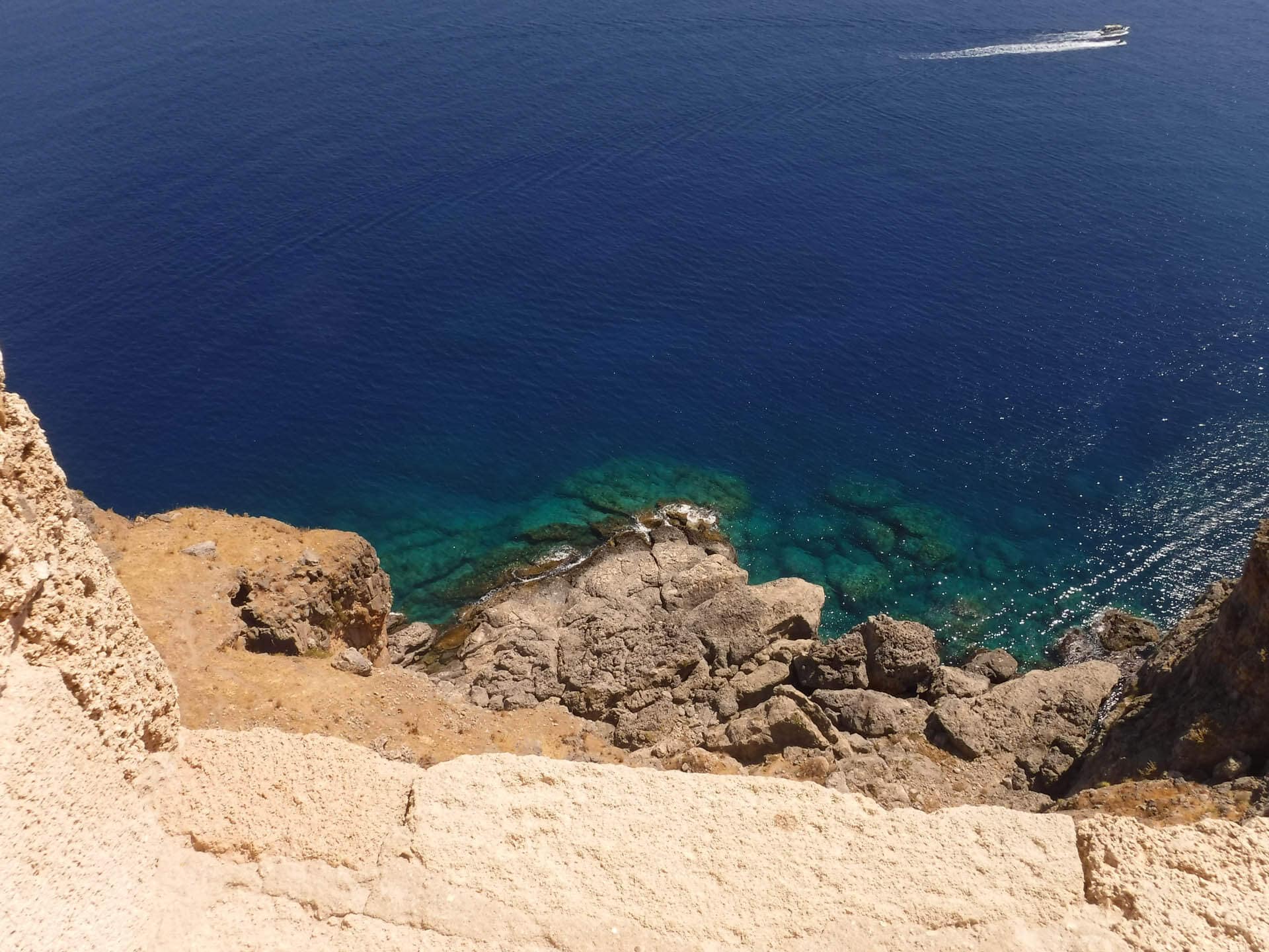 view of sea from acropolis