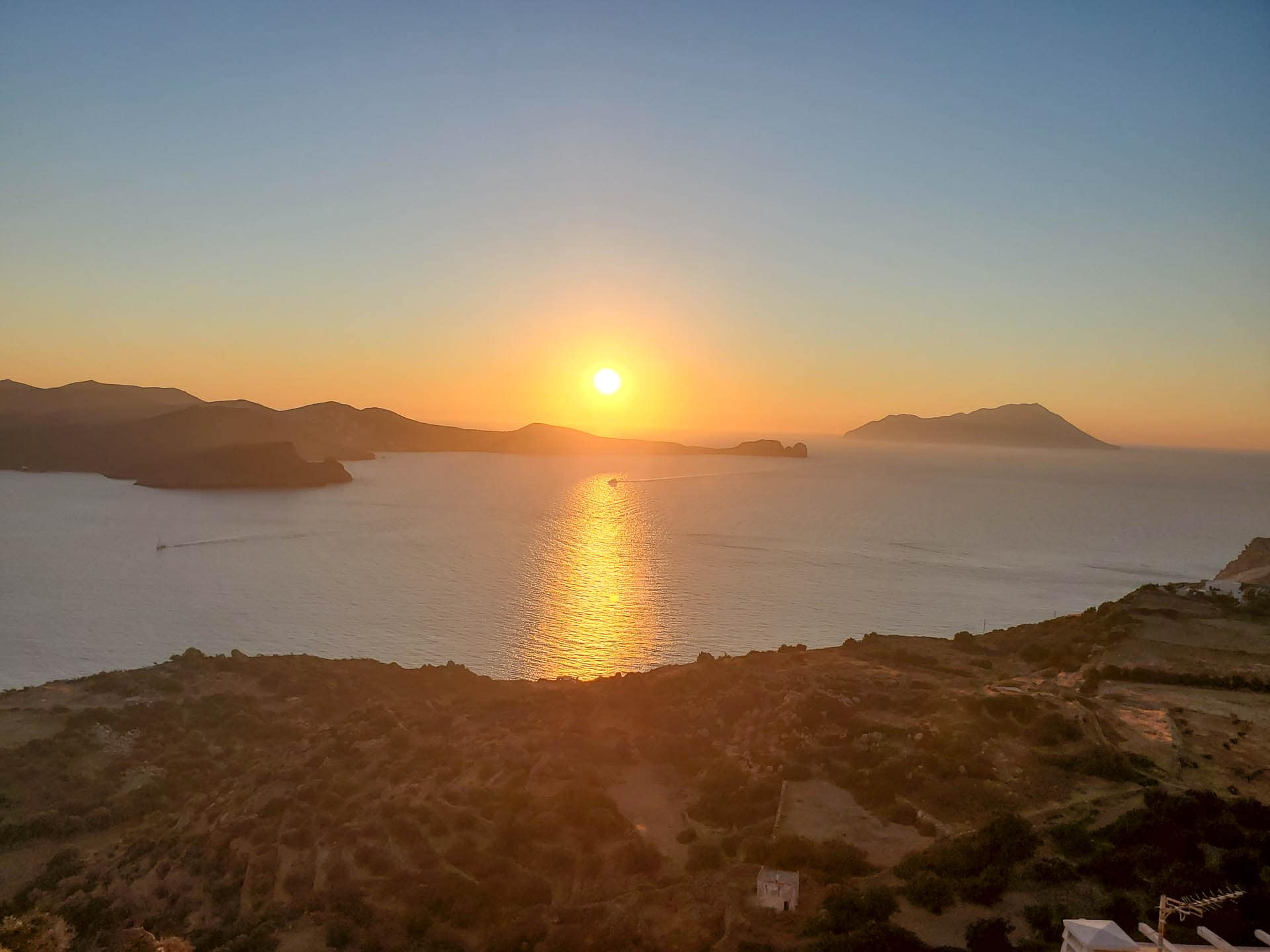 Milos sunset