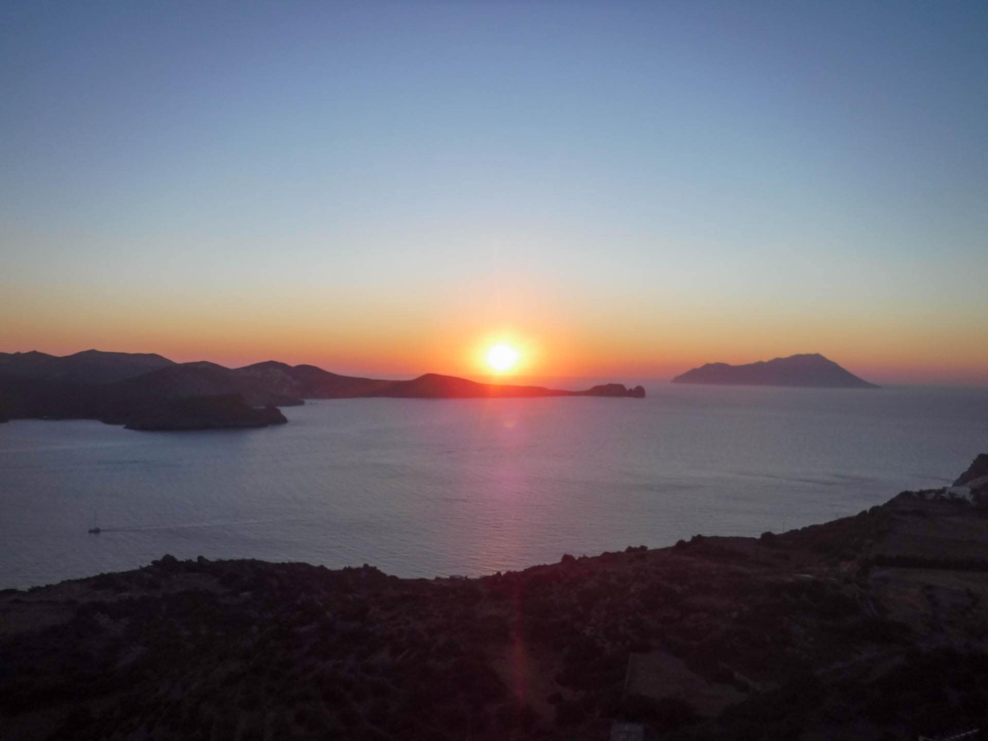 Milos sunset