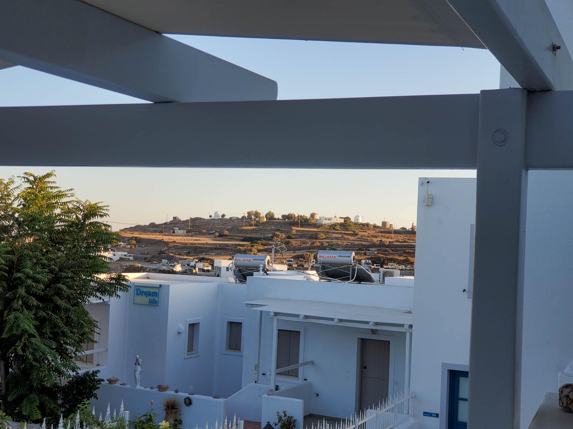 view from our balcony