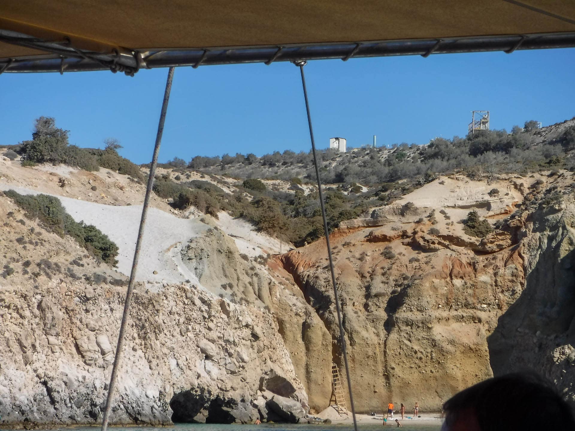 ladder to beach