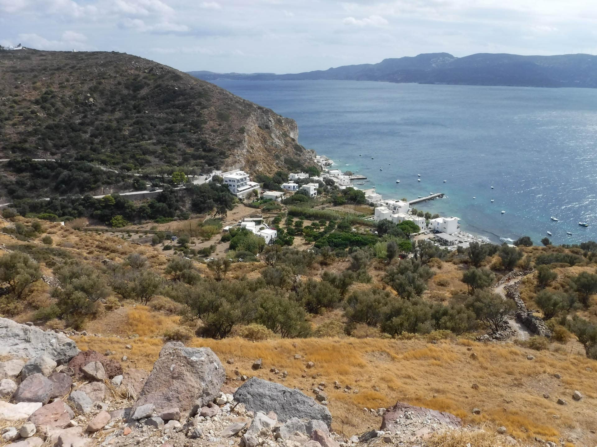 view down to Klima