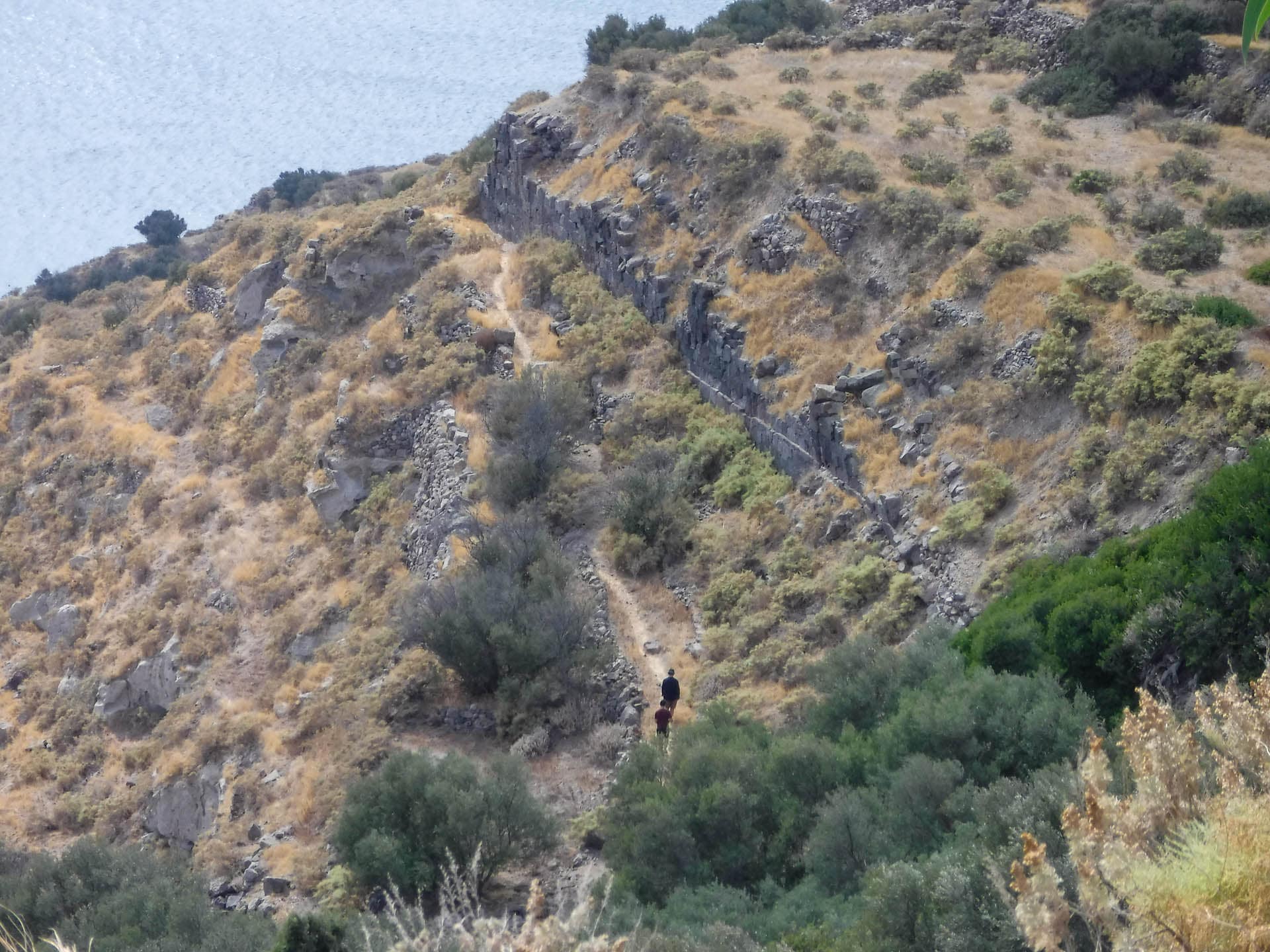 hikers on another trail