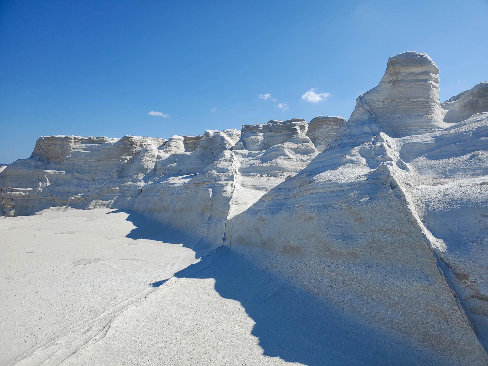 Sarakiniko rock formations
