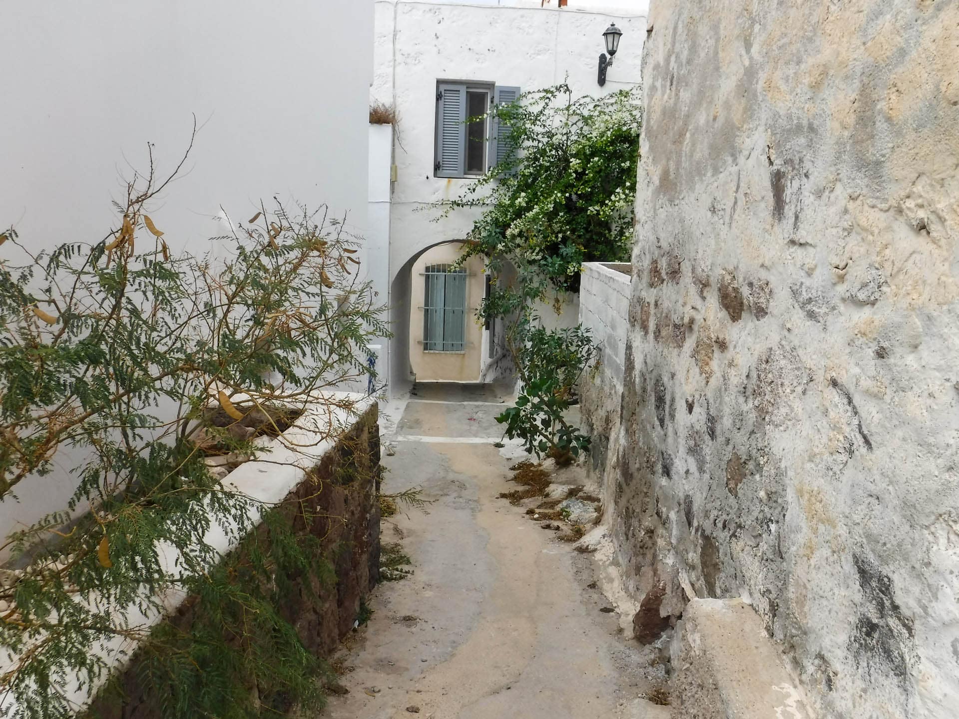 narrow village street