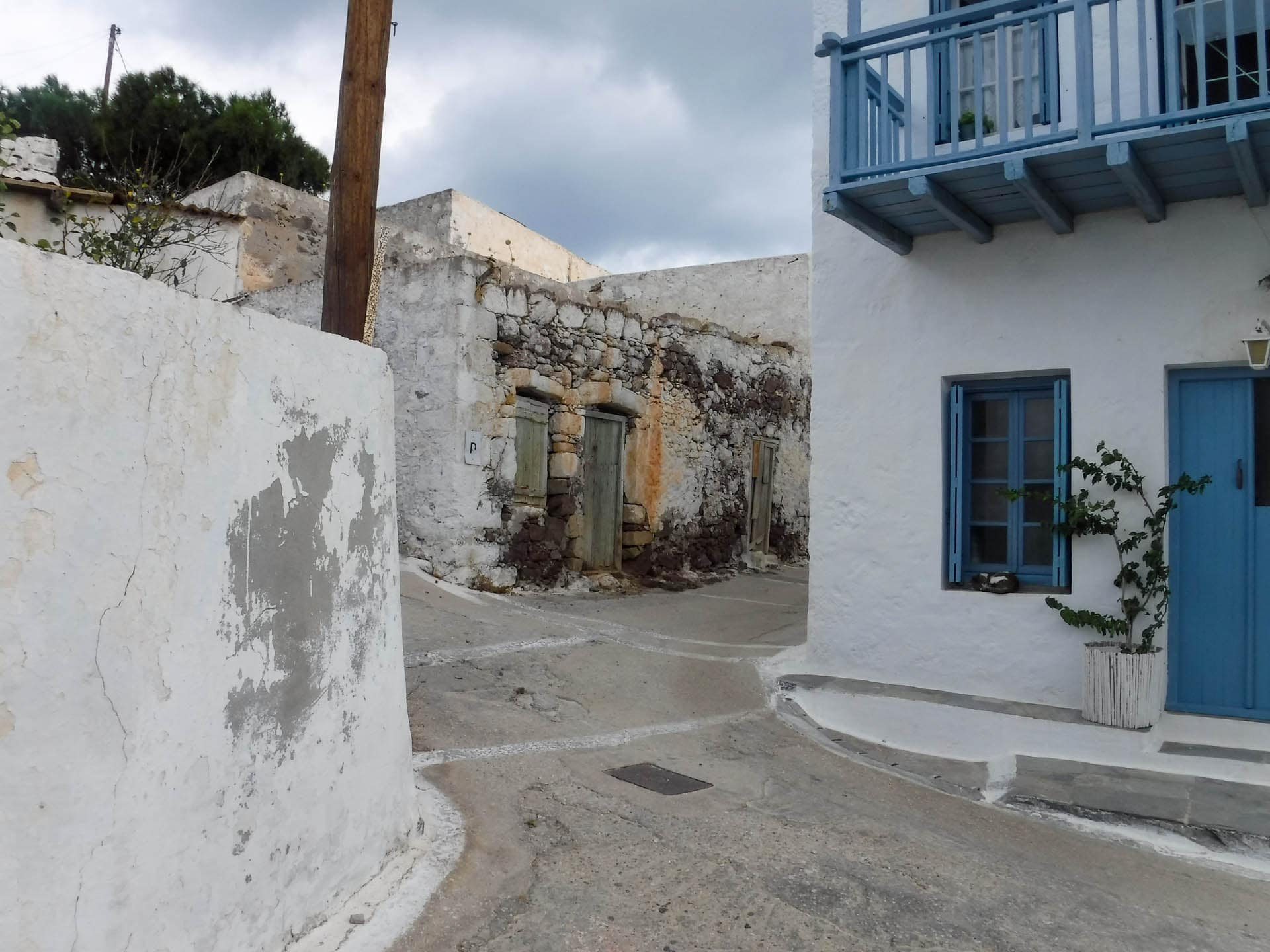 narrow village street