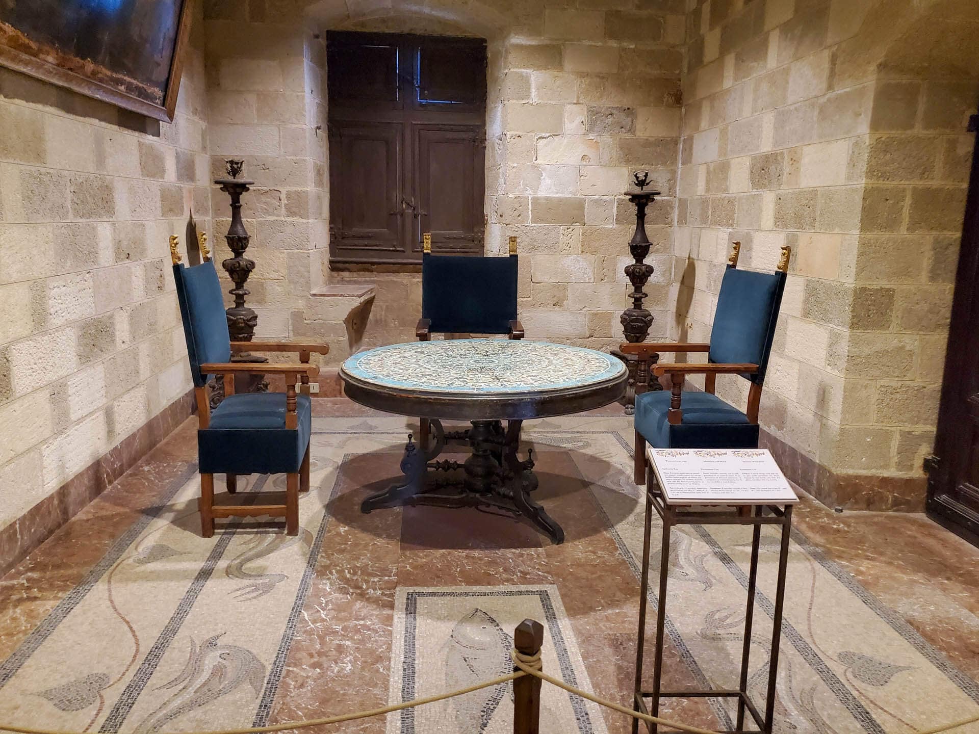 tiled table