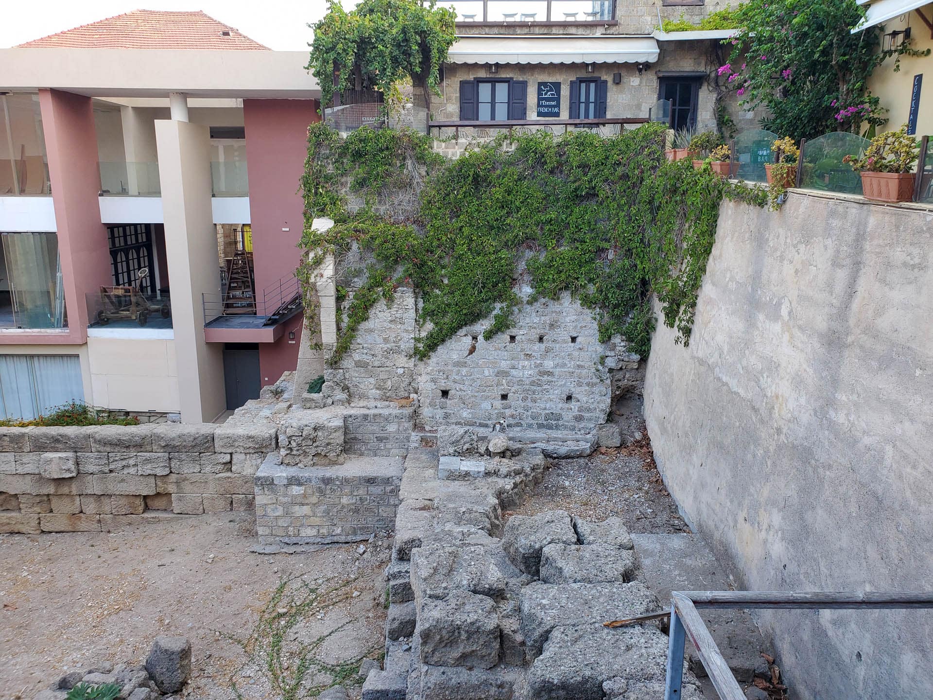ruins next door