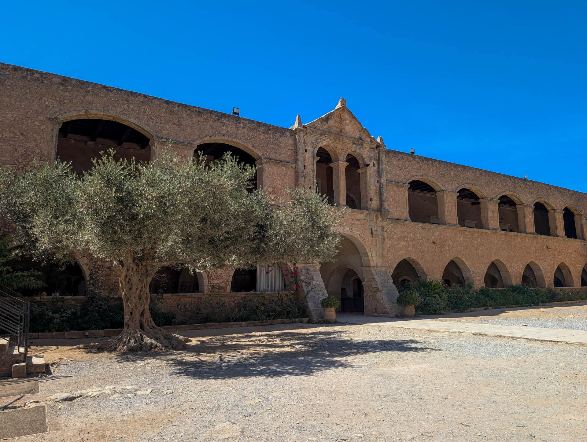 front inside of monastery