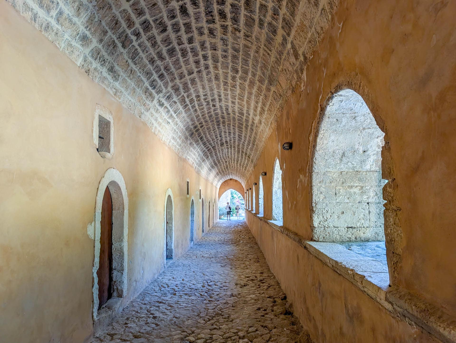 cloister with barrel vault