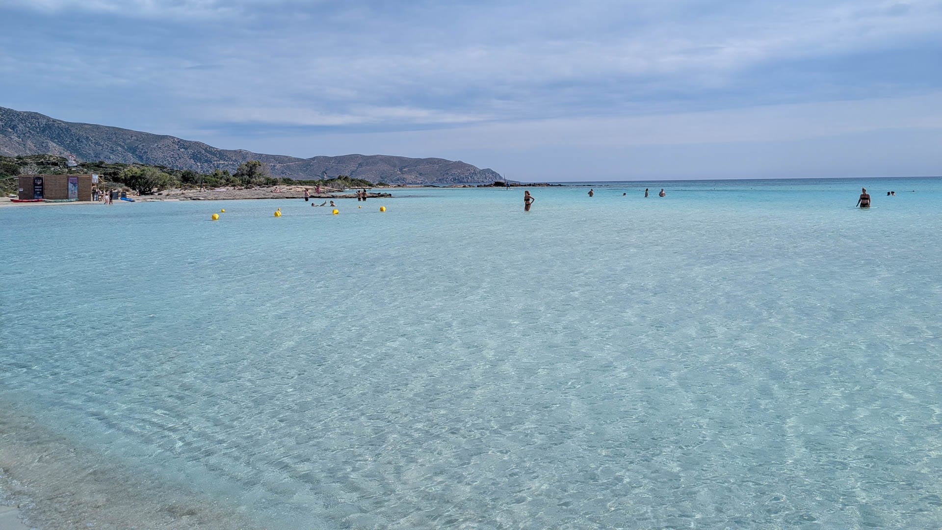 clear water and mountains