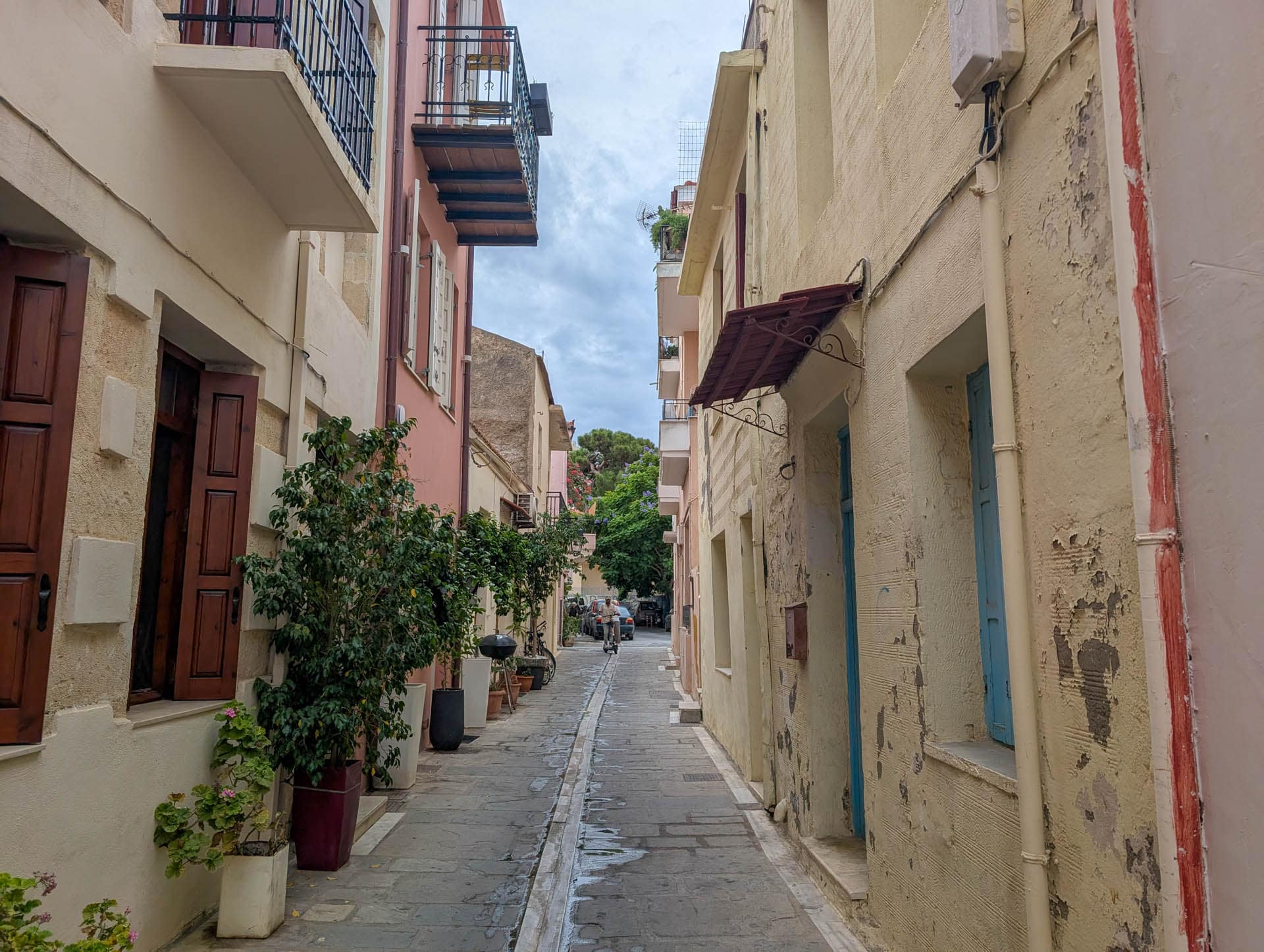 wider street in old town
