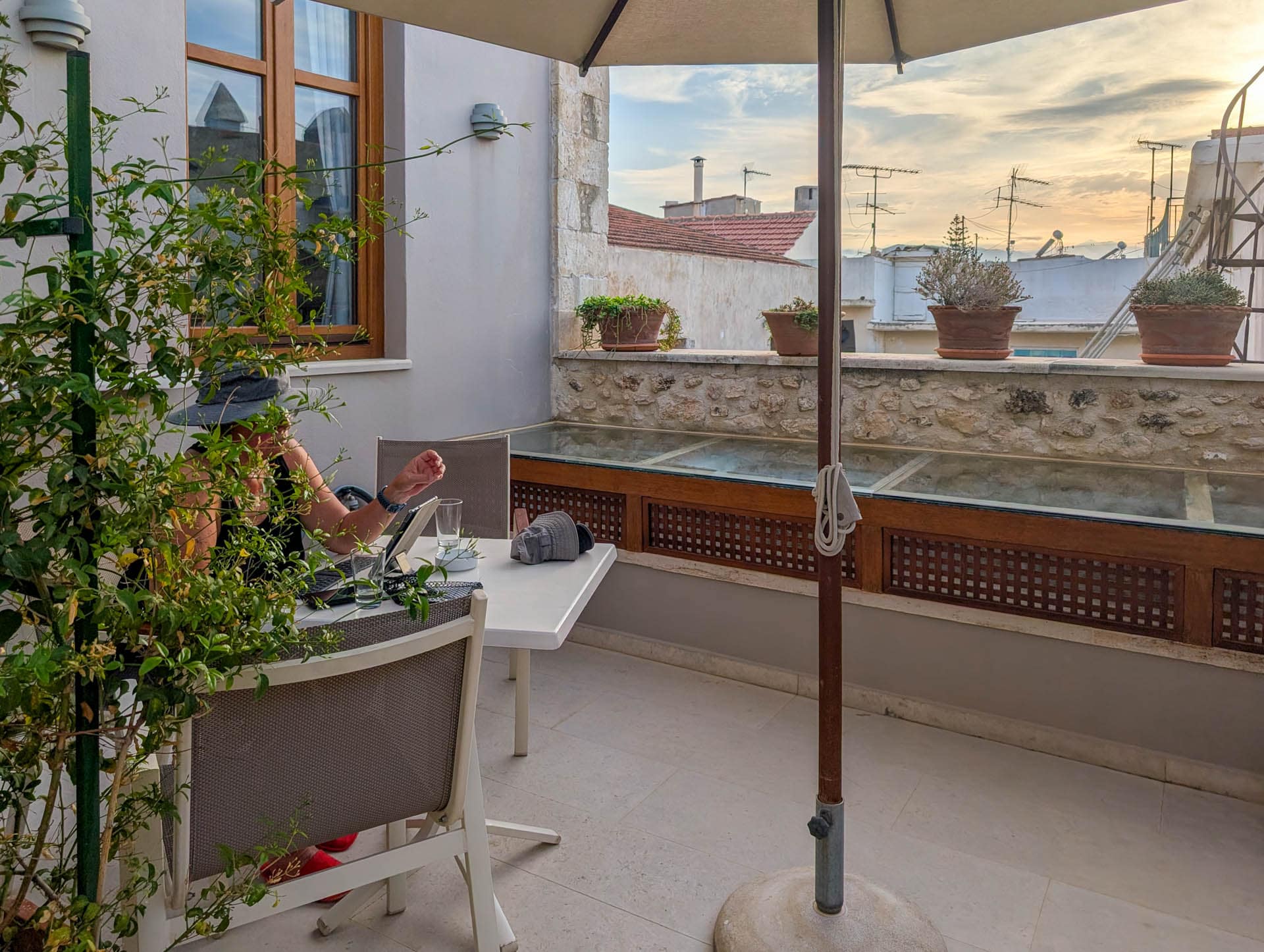 terrace outside room