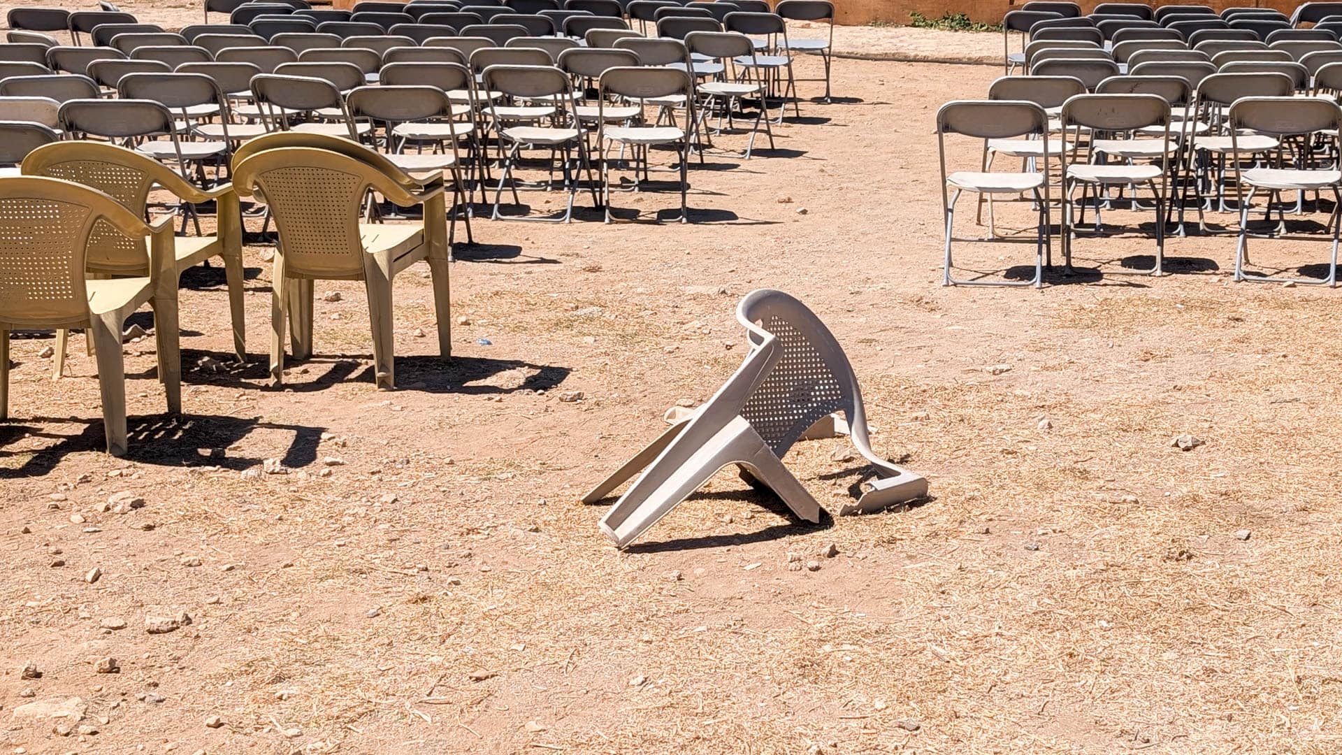 broken chair