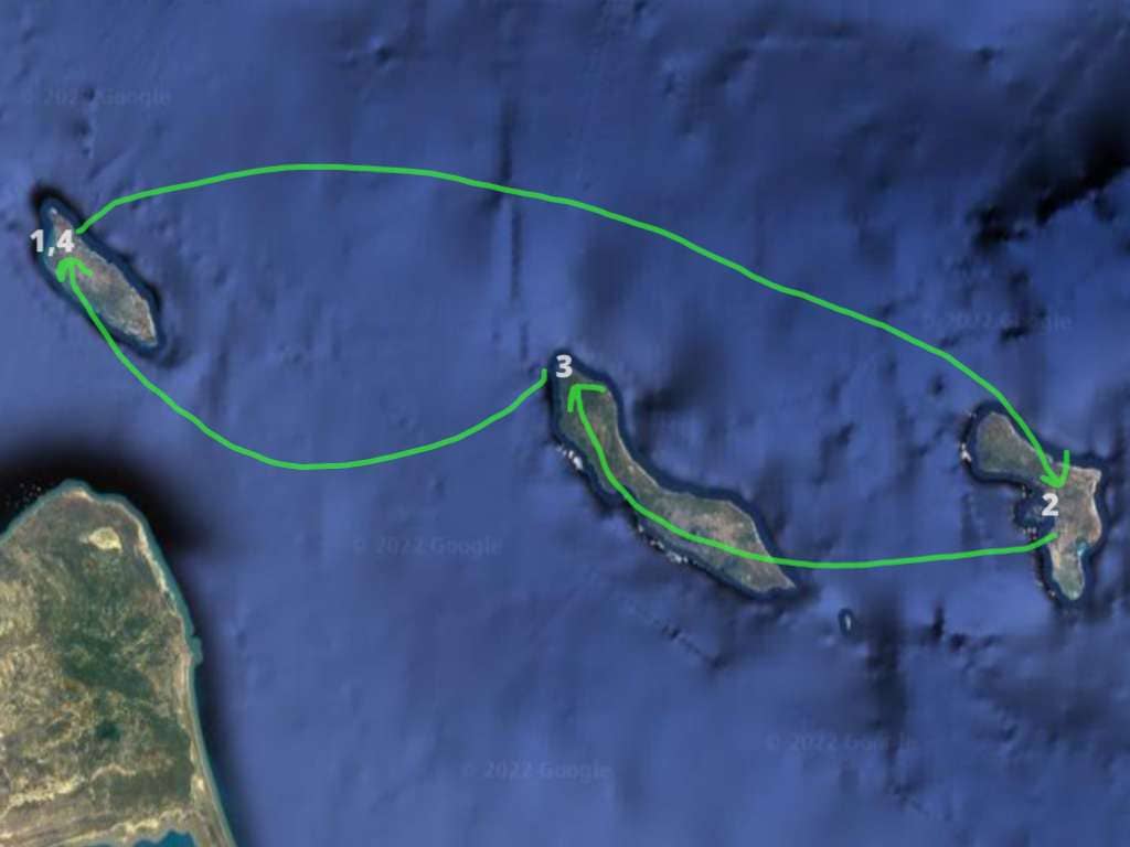 google map itinerary