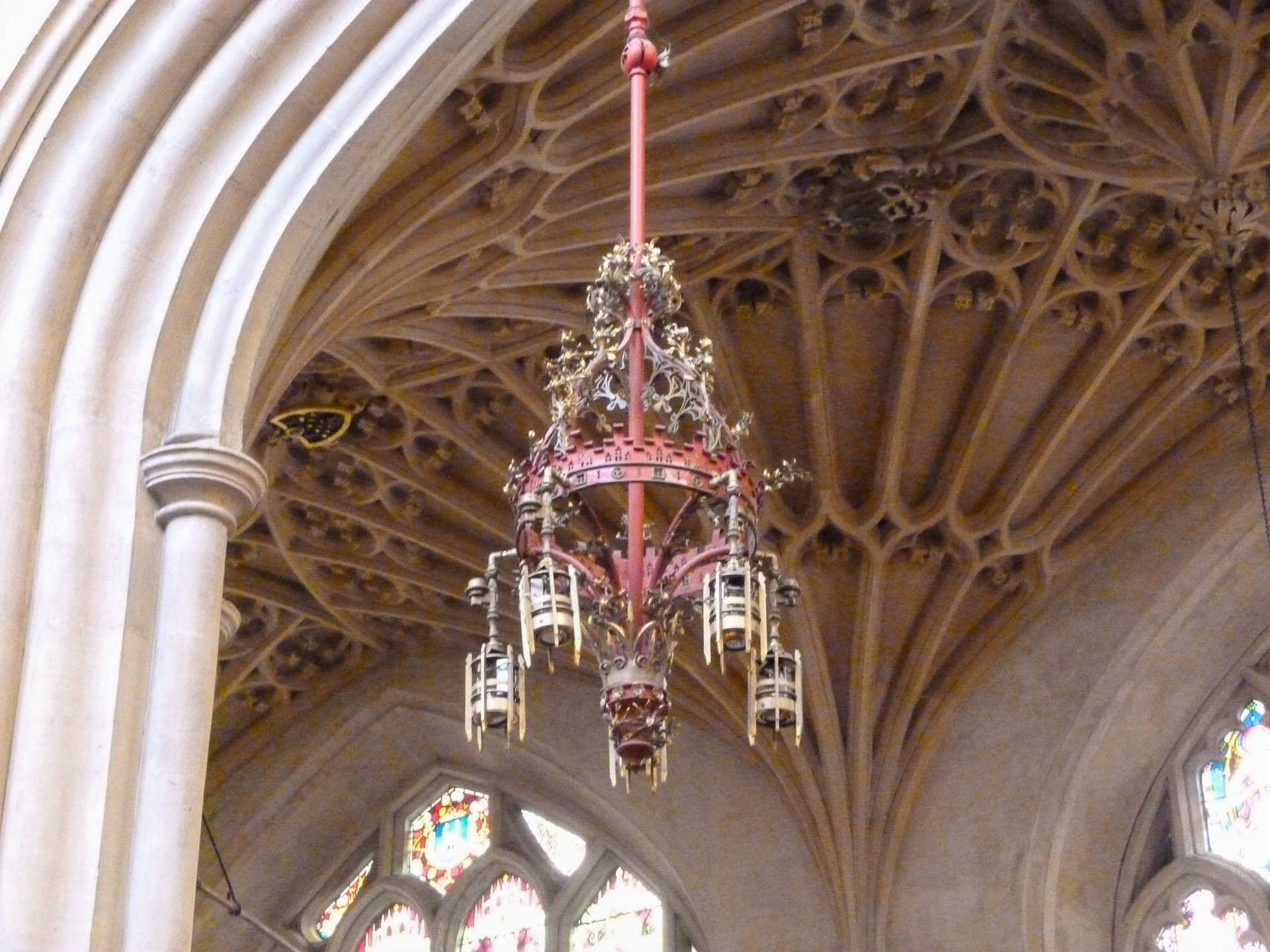 Bath Abbey light fixture